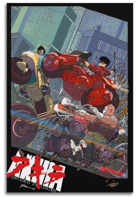 Szzmyo Akira Filmposter, dekoratives Gemälde, moderne ästhetische Leinwand, Poster, Schlafzimmer, Kunst, Wohnzimmer, Dekoration, Poster, 30 x 45 cm, ungerahmter Stil