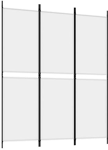 PIXZSSI 3-TLG. Raumteiler Indoor Weiß 150x180 cm Strapazierfähiges Material Stoff Atmungsaktiv Vielseitig Trennwand Schlafzimmer Wohnzimmer Dekorative Hintergrundwand Klappdesign