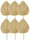 KOKSII 6PCS Dried Palm Leaves Natural Dried Palm Fans,Large Palm Spear for Boho Wedding Decor,Tropical Palm Leaves Decoration Easy Install Easy to Use S