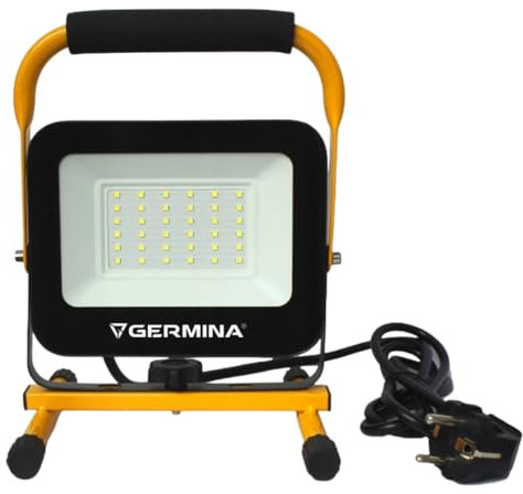 GERMINA DER ELECTRIKER proyector led 20W en una lámpara de trípode baja foco portátil IP65 garaje taller