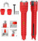Herramienta de llave de grifo 8 en 1, llave de grifo y fregadero antideslizante - Kit de llave de tubo de instalación de fregadero - Herramienta de llave de tubo de fontanería - Herramienta de llave