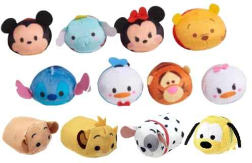 Just Play Mini Tsum Tsum 2.5 Plush Assortment, Set of 3, Random Characters