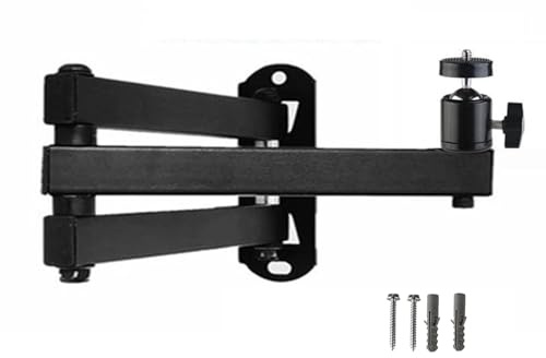 BFLKY Foldable Projector Hanging Holder Wall Mount Stand With 1/4 Screw Size For Secure Ceiling And Wall Mounting Rack