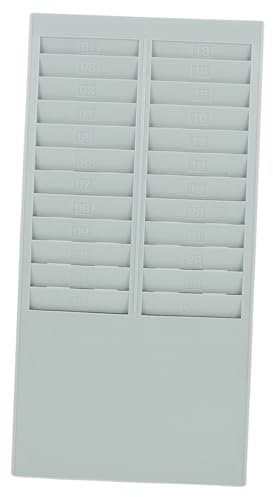 TEHAUX Porta Badge Di Apprezzamento Per Dipendenti Porta Promemoria in Plastica Montato Parete Supporto Per Cartellini e Documenti Tasca Per Badge e Etichette Accessorio Da Scaffale Per e