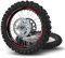 Kit Adesivi Cerchi Universali per Motocross Enduro Ruote da 18 19 21 pollici Compatibili con Ktm Honda Beta Husqvarna Suzuki Kawasaki Fantic GasGas Racing (Rosso)