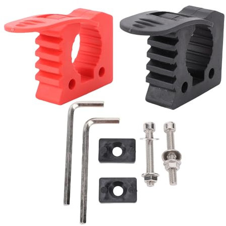 Quick Release Rubber Clamp Shovel Mount Clamps Holder for Truck UTV ATV Offroad, Compatible with 1-1/7in to 1-3/7in Tool Handles, Ideal for Work Vehicles, Boats on Wall