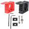Quick Release Rubber Clamp Shovel Mount Clamps Holder for Truck UTV ATV Offroad, Compatible with 1-1/7in to 1-3/7in Tool Handles, Ideal for Work Vehicles, Boats on Wall