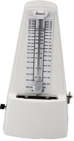 Hellery Mechanisches Metronom Genaue Beat Tempo Universal Metronom Professional für, Weiß