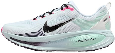 Nike Men's Vomero 18 Sneaker, White/Glacier Blue/Hyper Pink/Black, 7.5 UK
