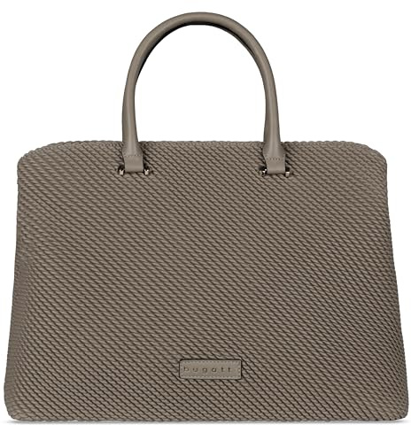 bugatti Julice Tote Bag L für Damen 13, große Handtasche aus geprägtem Kunstleder