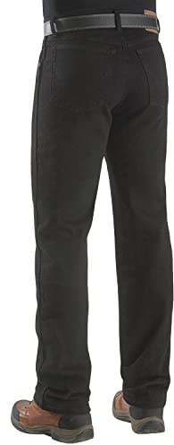 Wrangler Men's Rugged Wear Classic Fit Jean, Black, 36x36