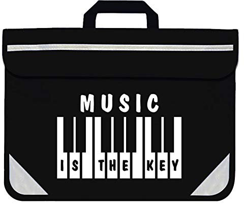 Mapac: Piano/Keyboard Music Bag - Music Is The Key (Black)