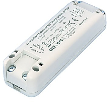 0W - 70W Dimmable Electronic Transformer YT70 - low voltage halogen (MR16, MR11, G4) and 12Vac LED lights; Elektronisch Dimmbar Transformator, Trafo