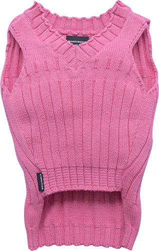 Doggy Dolly W271 Strickpullover für Hunde, rosa, Größe : L