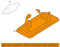 Original Audi A3 A4 A5 A6 Kennzeichenbeleuchtung Rechts