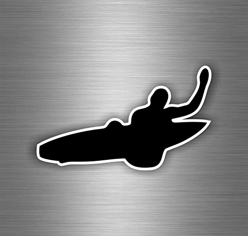 Akachafactory Aufkleber Sticker Auto Motorrad Biker Surfen Surfer Mann Deko R1