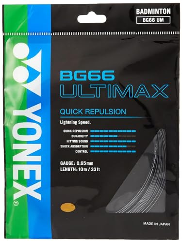 YONEX BG 66 Ultimax Badminton String - Black