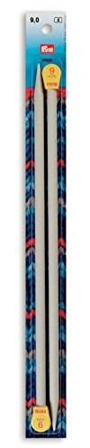 ROLLER 2er-Set Jacken-Stricknadel - Kunststoff - 9 mm, Grau