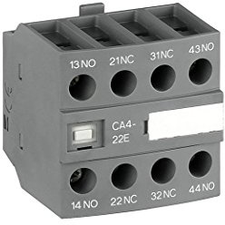 ABB CA4-22E 1SBN010140R1022 Hilfsschalterblock, Grau
