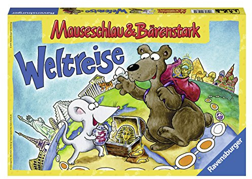 Ravensburger Spieleverlag 21085 - Mauseschlau und Bärenstark: Weltreise