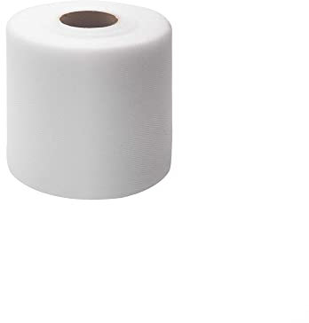 BARATTI Bobina Tulle 100 Metri X 12,5 Cm Altezza, Tinta Unita per Decorazioni, Feste di Matrimonio