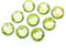 Swarovski 100 Stück ELEMENTS Hotfix, SS10 (Ø ca. 2,8 mm), Crystal Luminous Green, Strasssteine zum Aufbügeln