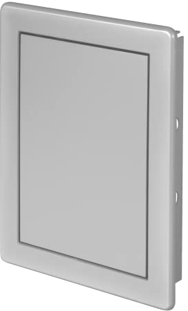 AWENTA 150 x 200 mm ABS-Inspektionsklappe für Lüftungssysteme, Rauchrohre, Wasserzähler – Kunststoff-Inspektionstür – Satin Silber Revisionstür