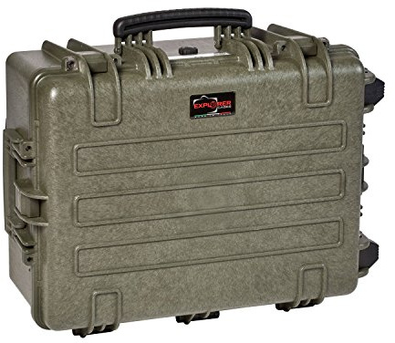 Explorer Cases 3818 GE Wasserdicht, staubdicht, Mehrzweckschutz, Militärgrün, Leer, mit Rädern, Military Green