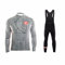 UGLY FROG Herren MTB Winter Fahrradbekleidung Set Radtrikot Langarm Winddicht Herren Thermische Fleece mit 20D Polster Hosen
