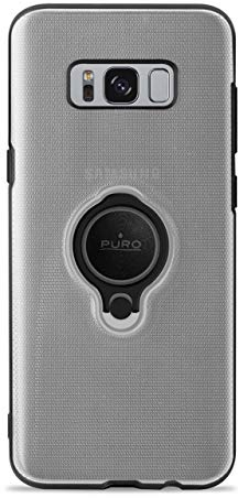 Puro SGS8EDMAGRINGTR Magnet Ring Schutzhülle für Samsung Galaxy S8 Plus Klar