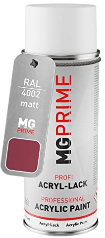 MG PRIME RAL 4002 Rotviolett/Red violet matt Acryl-Lack Spraydose | Sprühdose 400 ml, schnelltrocknend