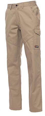 PAYPER Pantalone Unisex Worker (S - Kaki) Anche con Ricamo E Stampa