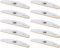 Set of 10 pcs Professional Nail Files Half Moon Double Sided Emery Board Nail4U 120/150 grit Nail File Zebra Manicure Pedicure