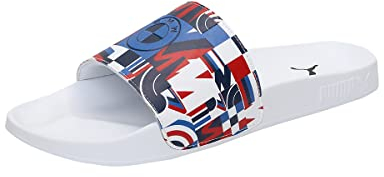 PUMA Unisex BMW MMS Leadcat 2.0 Schiebe-Sandalen, Strong Blue White White, 46 EU