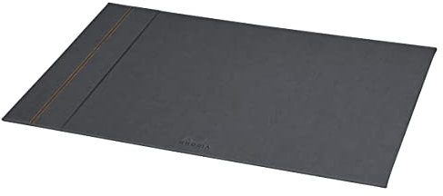 Rhodia 194478C - Schreibunterlage Rhodiarama 60x40 cm, fest, Kunstleder, ideal für Home Office, 1 Stück, Titanium