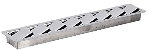 Lüftungsschlitze für Boote, Geschlitzter Lüftungsschlitzlüfter, Lüftungsgitter für Boote Länglicher Edelstahl 8 Schlitze Gitterabdeckung Jalousien für Boote Jalousie