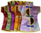 Funda decorativa de satén de seda china de 750 ml, bolsa de polvo de vino tinto para decoración de mesa, botella de vino, ropa, boda, fiesta (colores mezclados) (10)
