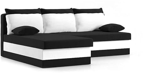 Ecksofa Deli mit Schlaffunktion! Best ECKSOFA! Eckcouch mit Bettkasten! Hit (Haiti 17 + Haiti 0 Links)