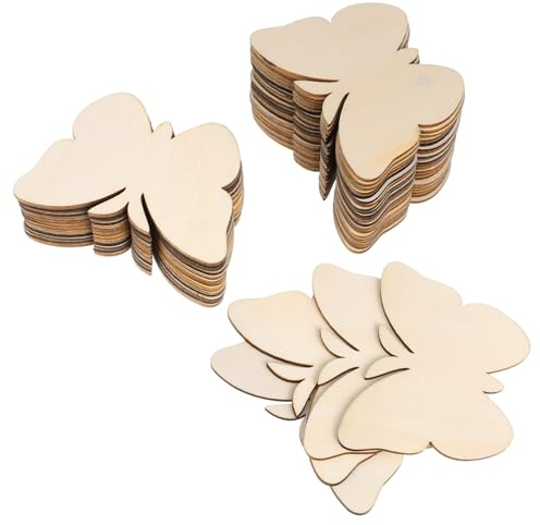 Pferde Geburtstagsdeko 40 unlackierte Schmetterlingsscheiben Ausschnitte Holzausschnitte Schmetterlinge Form Holzscheiben Verzierungen für Malerei Graffiti DIY 10 x 7 cm (Beige) Baumscheibe