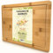 Tabla de Cortar Profesional de Bambú para Cocina, 33x25x1.5cm, Tabla de Tamaño Medio en Madera Natural Antibacteriana Ideal para Cortar Carne, Quesos, Pan, Aperitivos