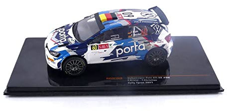 Ixo Model MODELLINO IN SCALA COMPATIBILE CON VW POLO GTI R5 N.60 RALLY YPRES 2021 KREIM/CHRISTIAN 1:43 RAM810LQ