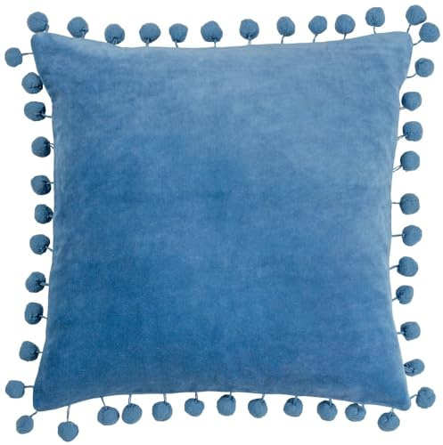 furn. Dora Square Cushion Cover,Sky Blue,45 x 45cm