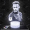 Nachttischlampe - Touch-Nachtlicht Neymar Fußballspieler 3D-LED-Lampe Illusion, Geschenkidee Weihnachten Geburtstag Junge und Mädchen Nachttischlampe Kinder- oder Erwachsenenzimmer TOP
