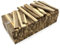 VmG-Store 80x Eichenholz Holzleiste 22x8x160mm Räuchereiche lose Bastelklötzchen zum Basteln Bastelstäbe
