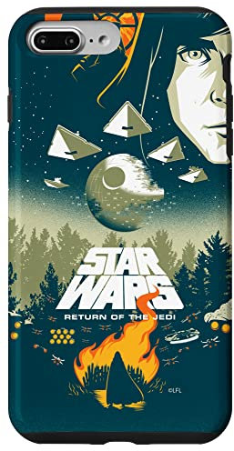 Star Wars Return of the Jedi Illustrated Retro Movie Poster Case for iPhone 7 Plus/8 Plus