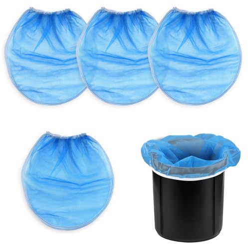 5pcs Paint Strainer Bags, Blue Fine Mesh Paint Filter Bag Elastic Opening Used in 5 Gallon Buckets Filtering Bag for Hydroponics Painting Gardening