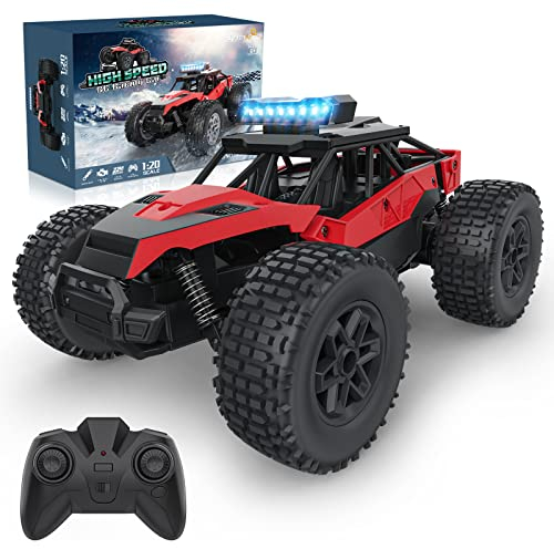 Ferngesteuertes Auto All Terrain, RC Offroad Monster Truck Geländewagen Rennauto mit 2,4 GHz Fernbedienung Remote Car Spielzeug Junge, Geburtstag Weihnachten Geschenk Kinder 6 7 8 9 10 11 12 Jahre