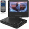 HotHat 9 Portable DVD Player with 7 Swivel Display Screen, 4-6 Hours Built-in Battery, Portable DVD Player for Kids and Car, Support Sync Screen to TV, Support SD Card/USB/Multiple Disc Formats