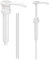 Gallon Pump Dispenser 2 Pack with Twist Lock and Tube 38mm Each Gallon Pump 30ml for 5 Liter Containers Liquid Soap, Washing Liquid