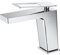 GALYON IMEX Grifo Monomando Lavabo - SERIE SUECIA Grifo de Latón Acabado en Cromo con Cartucho Cerámico de Ø26 mm TOP y Flexos de 3/8, Diseño Moderno y Funcional.